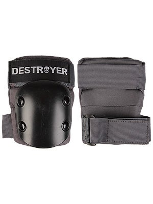 Destroyer Recreational Elbow Pads Grey/Black
