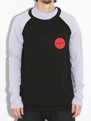 Eswic Big Dot Raglan Shirt Black/Grey MD