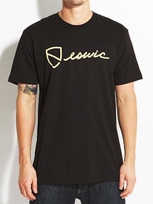 Eswic Banner Icon Tee Black/Yellow SM