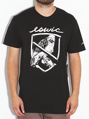 Eswic Eagle Crest Tee Black LG