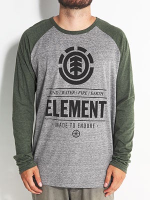 Element Compass Raglan Shirt Olive LG