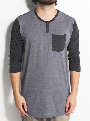 Element Dumas Knit Shirt Heather Grey MD
