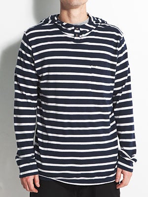 Element Last Call Hooded Henley Indigo SM
