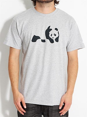 Enjoi Panda Tee Heather Grey SM
