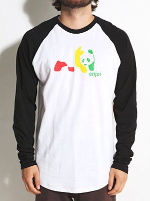 Enjoi Rasta L/S Raglan Knit Shirt Black MD
