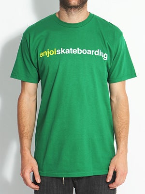 Enjoi Skateboarding Tee Kelly Green SM