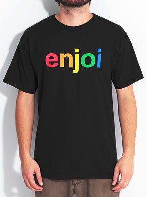 Enjoi Spectrum Tee Black MD
