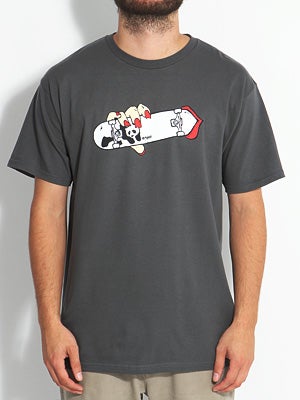 Enjoi Suck My Deck Tee Charcoal LG
