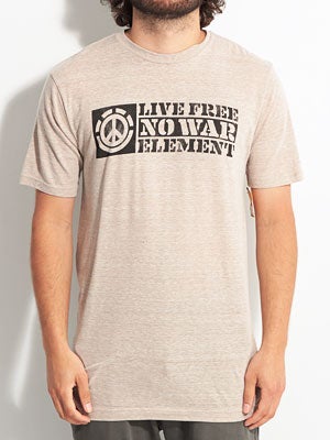 Element Army Stencil Tri-Blend Tee Natural XL