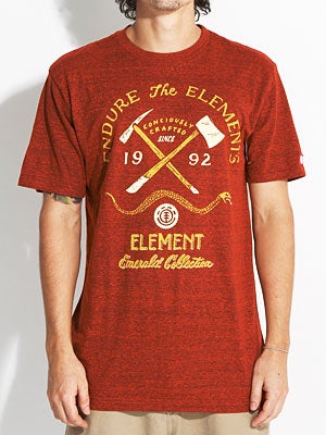 Element Axes Tri-Blend Tee Burnt Sienna SM