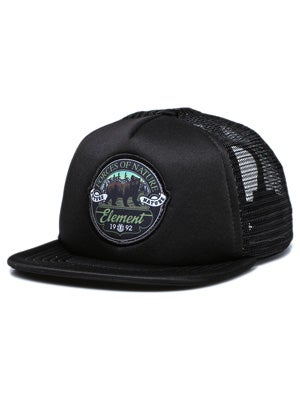 Element Big Bear Mesh Hat Black Adjustable
