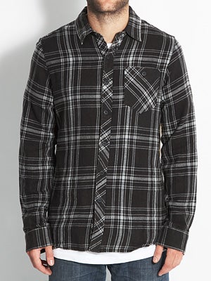 Element Baldwin Flannel Shirt Charcoal SM