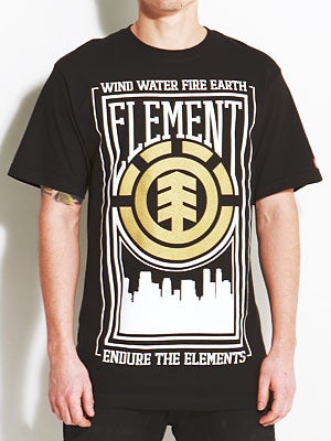Element Buildings Tee Black SM