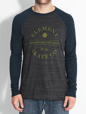 Element Hype Raglan Shirt Navy MD