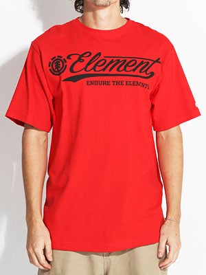 Element Dash Tee Red SM