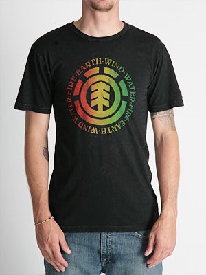 Element Elemental Tee Distress Black LG