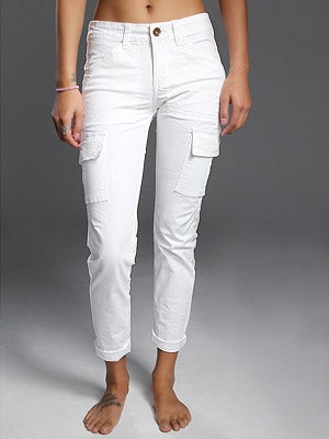 Element Girl's Felicity Cargo Pants White 3