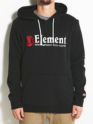 Element Horizontal Hoodie Black SM