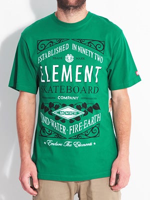 Element Illuminati Tee Kelly Green SM