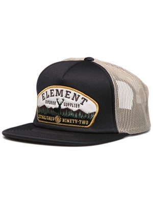 Element Jackson Hole Mesh Hat Black Adj.