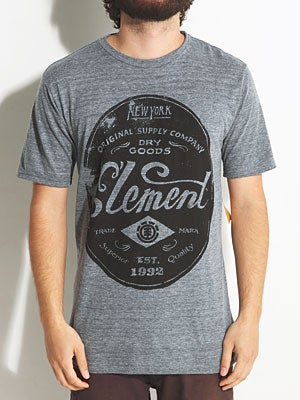 Element Oval Tee Heather Grey LG