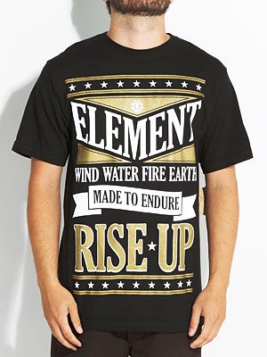 Element Poster Tee Black MD