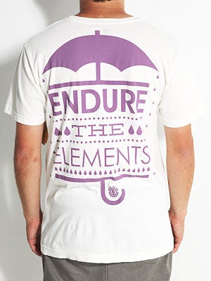 Element Rain Tee White SM