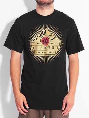 Element Rocky Mountain Tee Black XL