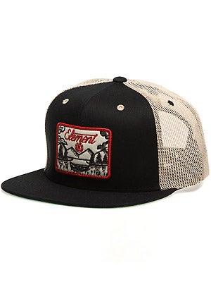 Element River Up Mesh Hat Black Adjust
