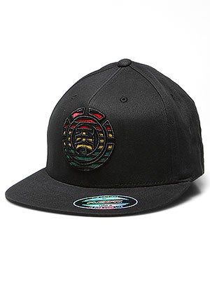Element Shutter Flexfit Hat Rasta One Size