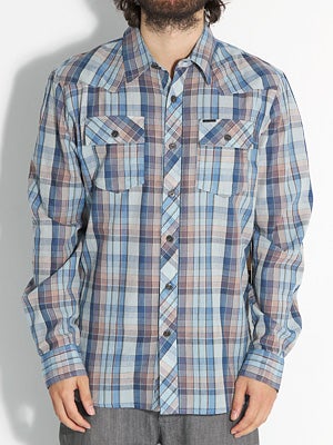 Element Stampede Woven Shirt Blue MD