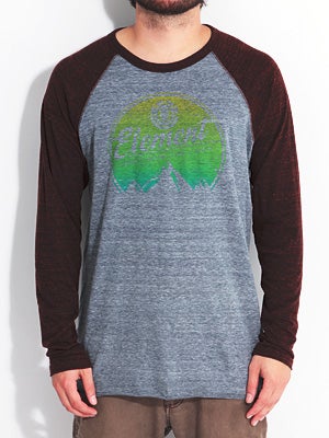 Element Sunset Raglan Shirt Merlot SM
