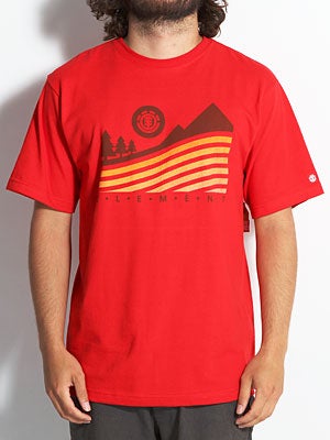 Element Swirl Tee Red LG