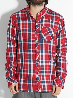 Element Twain Woven Shirt Red MD
