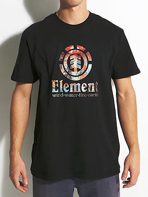 Element Vertical Tee Black SM