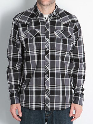 Element Weyburn Woven Shirt Charcoal SM