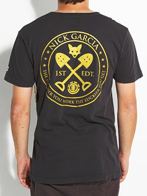 Element Work Hard Tee Black MD