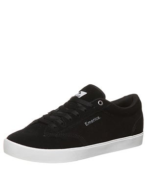 Emerica Westgate Flick Shoes  Black/White/Silver