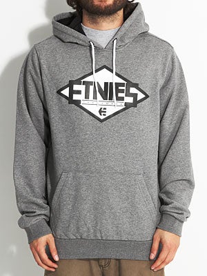 Etnies Pitcher Hoodie Heather Grey SM