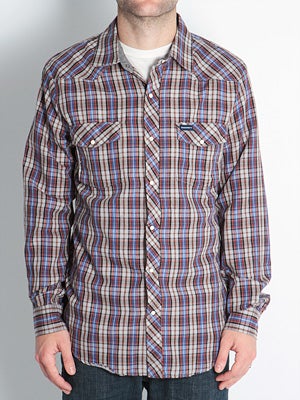 Elwood Kenny's Western Plaid Shirt Black LG