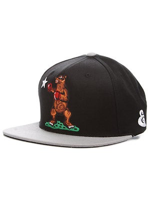 Expedition One Cali Bear Hat Black/Silver Adj.