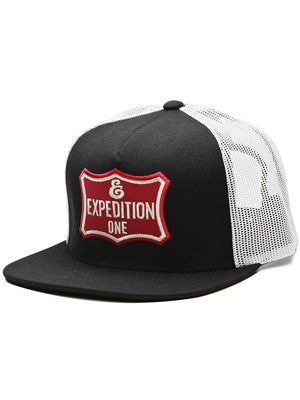 Expedition One On Deck Trucker Hat Blk/Wht Adj