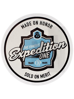 Expedition One Gansett Sticker  White/Blue