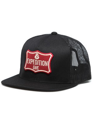 Expedition One Shield Patch Hat Black Adjust