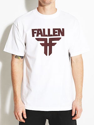 Fallen Insignia Tee White/Chocolate/WHCO XL