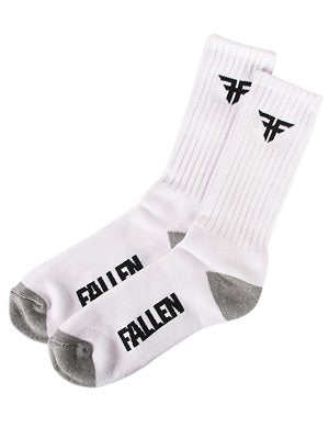 Fallen Trademark Socks White