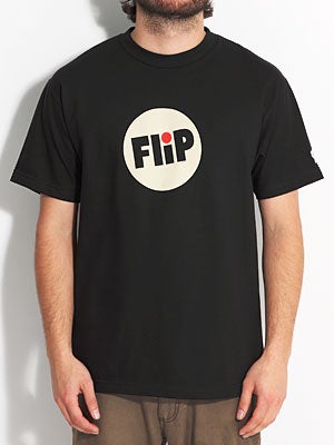 Flip Year Dot Tee Black SM