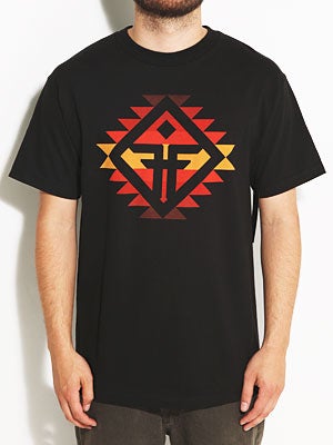 Fallen Yuma Tee Black/Red LG