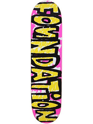 Foundation F Blockie Pink Deck 8 x 31.25