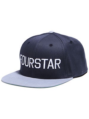 4star Athletic Block Starter Hat Navy/Grey Adj